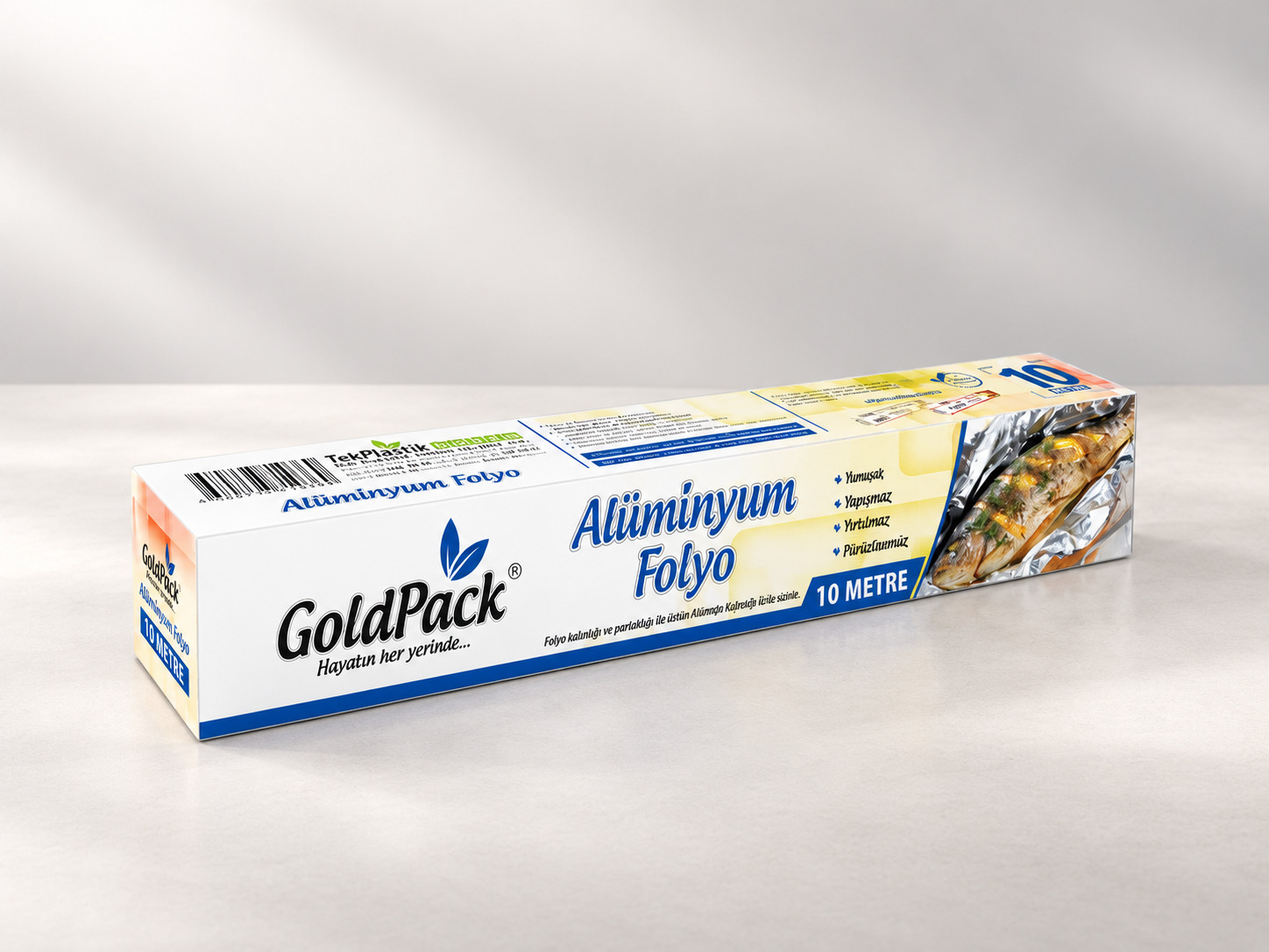 GoldPack alüminyum folyo kutusu